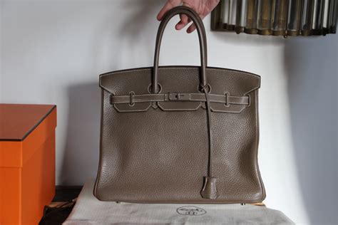 togo Birkin 35 etoupe